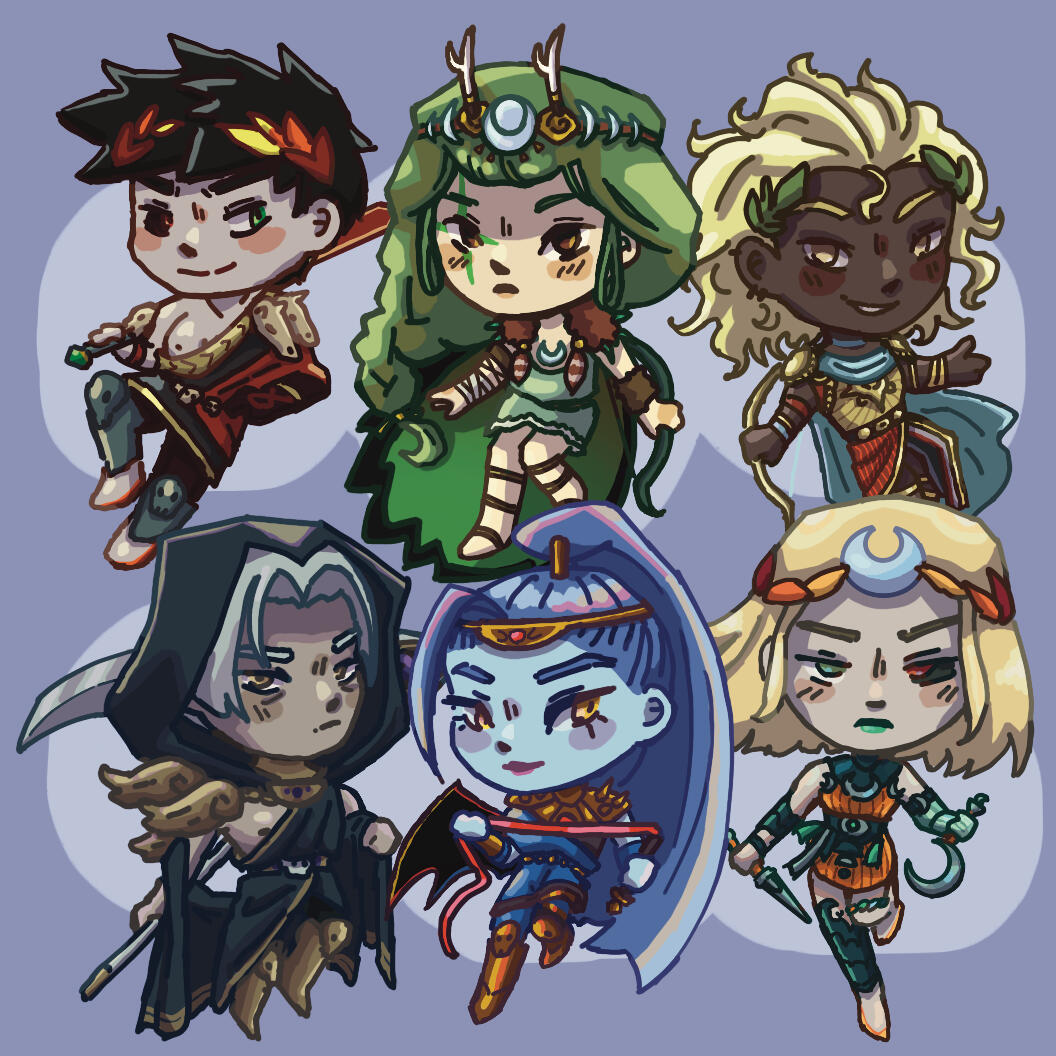 Hades I & II chibis