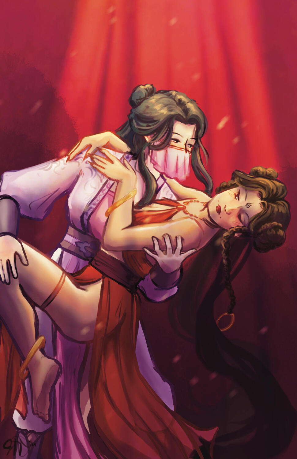 Fanart, Liu Mingyan and Sha Hualing from SVSSS